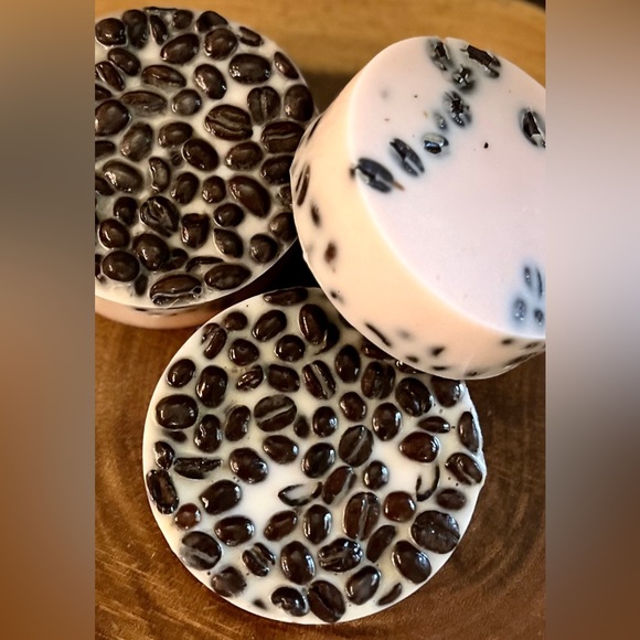 Hand Crafted Other - Handcrafted Soap - Maple Almond Fragrance with Whole Coffee Beans
